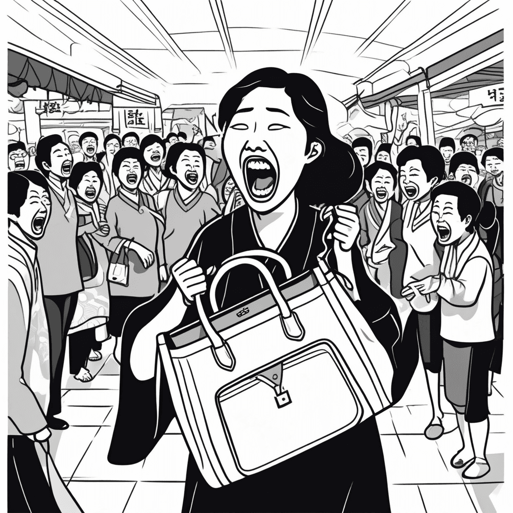 마! 킷값이 밸류 있네! 이 가방 시장가치 대박이야!
