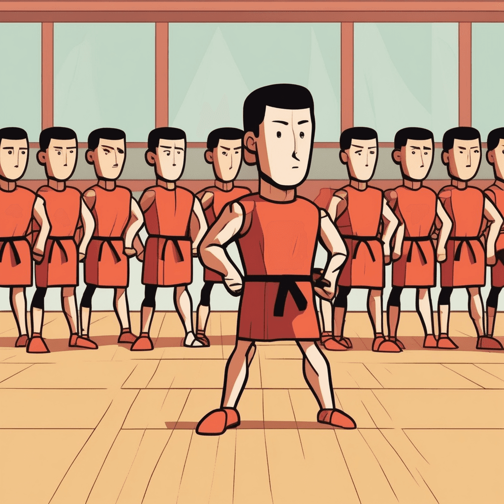 내가 로우킥으로 다운! 하나씩 쓰러뜨려서 선택지를 줄이자!