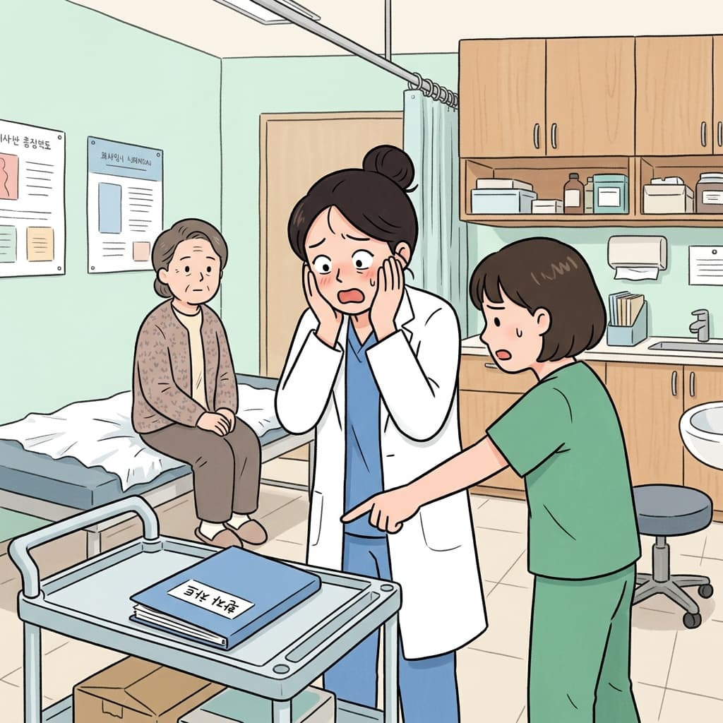의사의 부주의는 심각한 의료 실수를 초래했다.