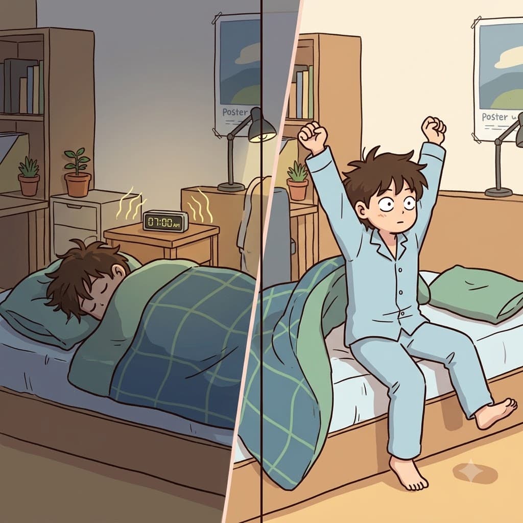 "너 몰래 울리(normally)지 마!" 그는 아침 알람이 울릴 때 통상적으로(normally) 일어났다.