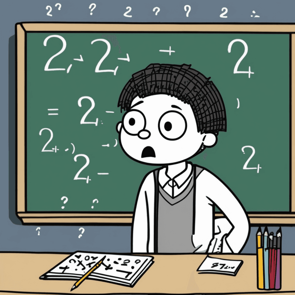 2+2도 모르는 둔한 학생