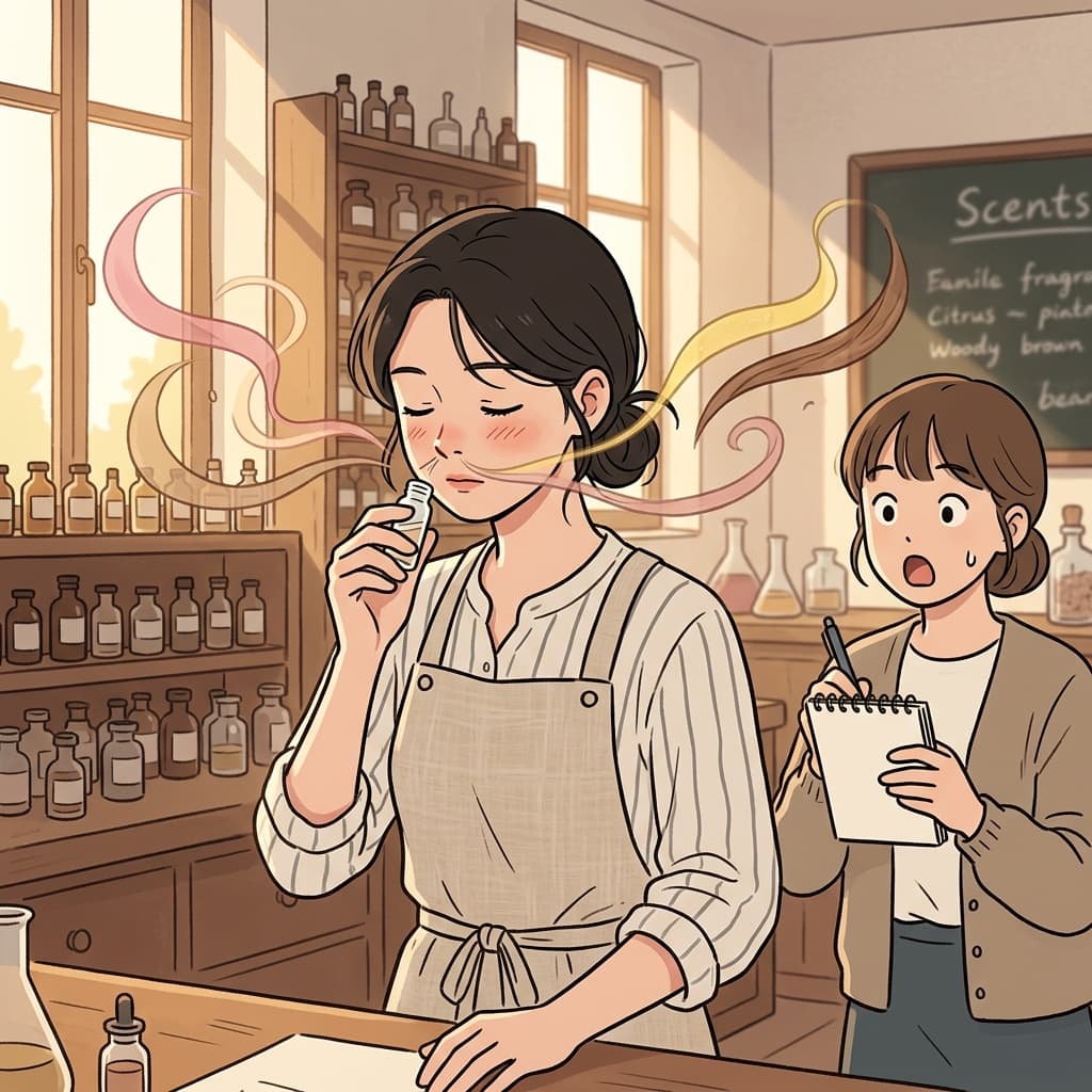 조향사는 향 하나만 맡아도 모든 재료를 알아맞힌다.