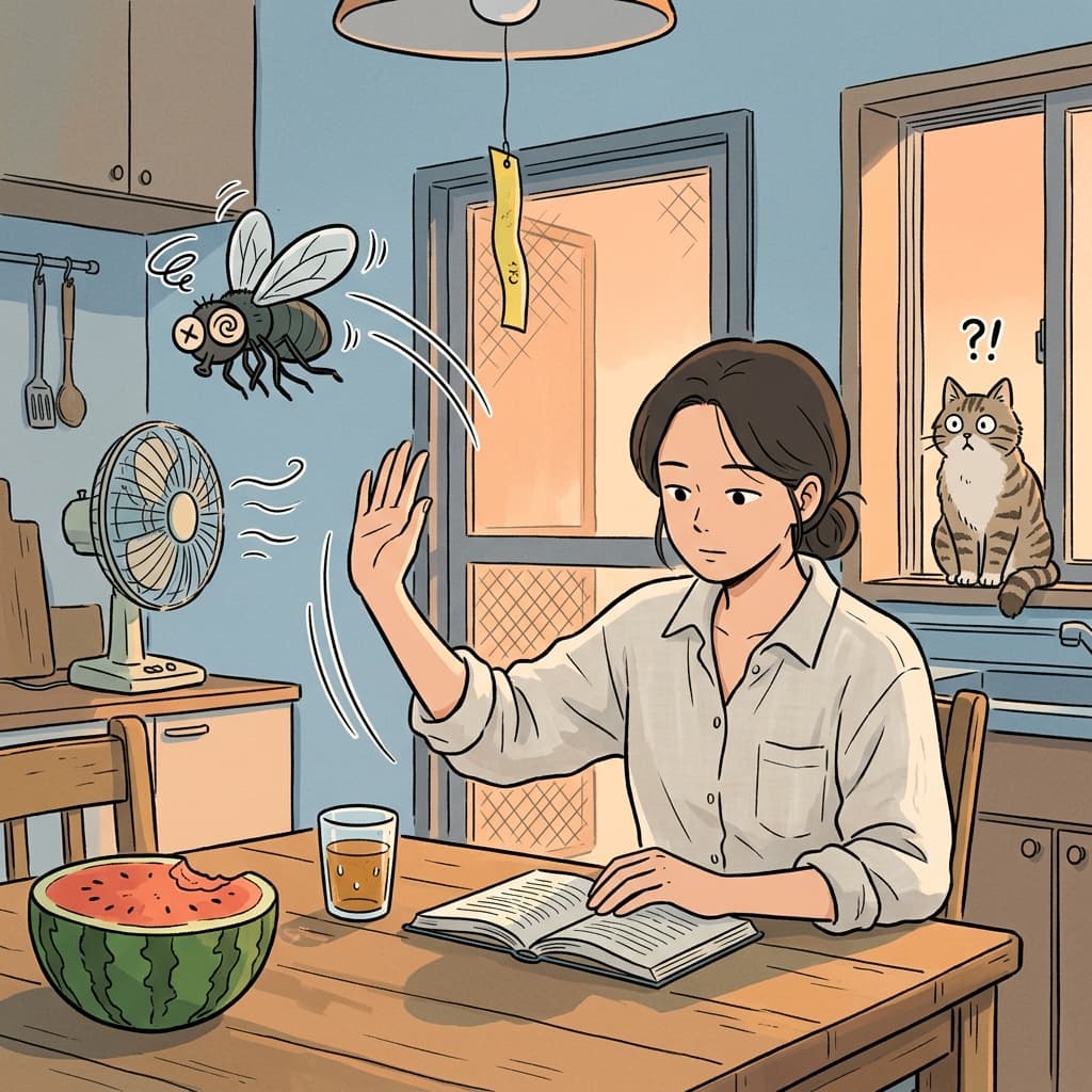 그녀는 날아오는 말들을 능숙하게 받아쳐 흘려보냈다. (패리 → '빠리(파리)가 날아오자 손바닥으로 탁 쳐내는 느낌')