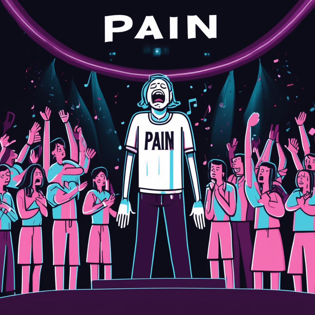 페인(pain)으로 감정에 호소하는 무대! 고통을 통해 동정심을 불러일으킨다!