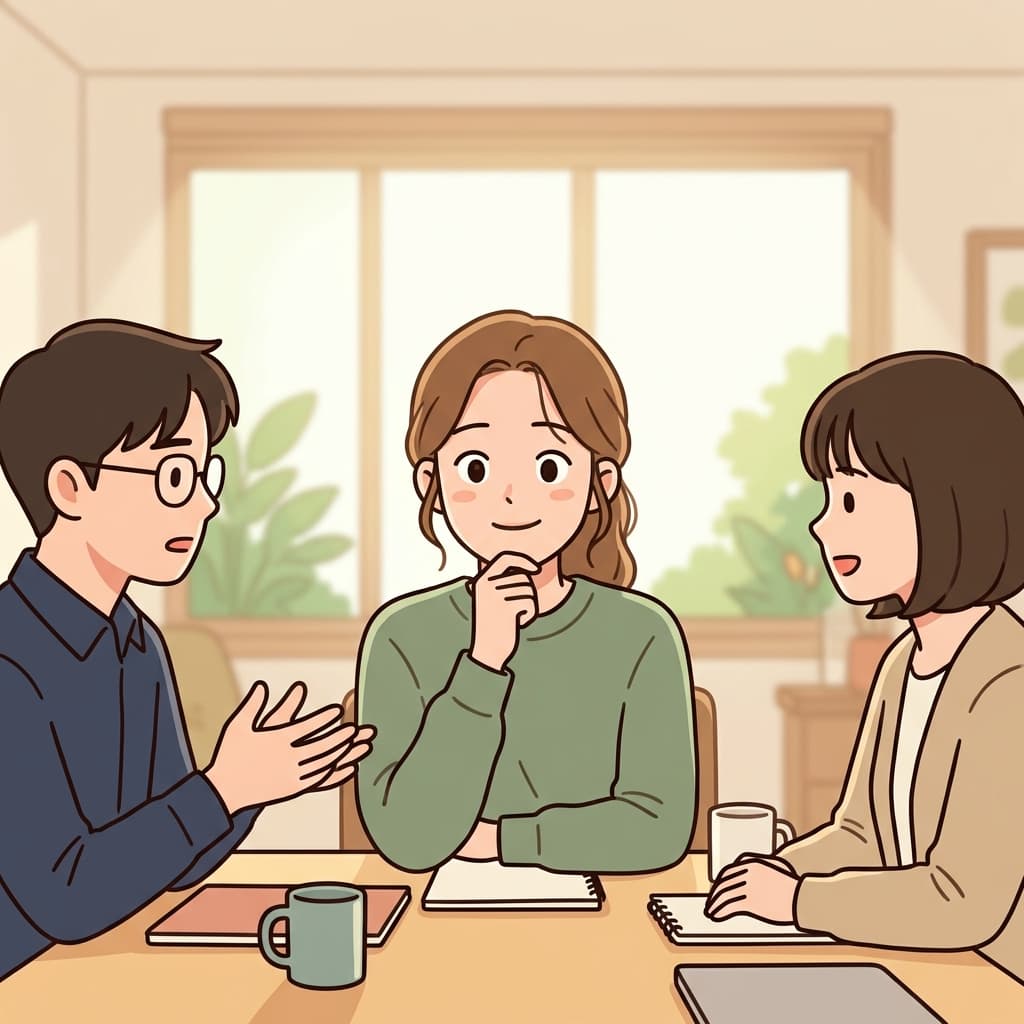 그녀는 양쪽 이야기를 모두 들은 뒤 상황에 대한 인식이 바뀌었다.