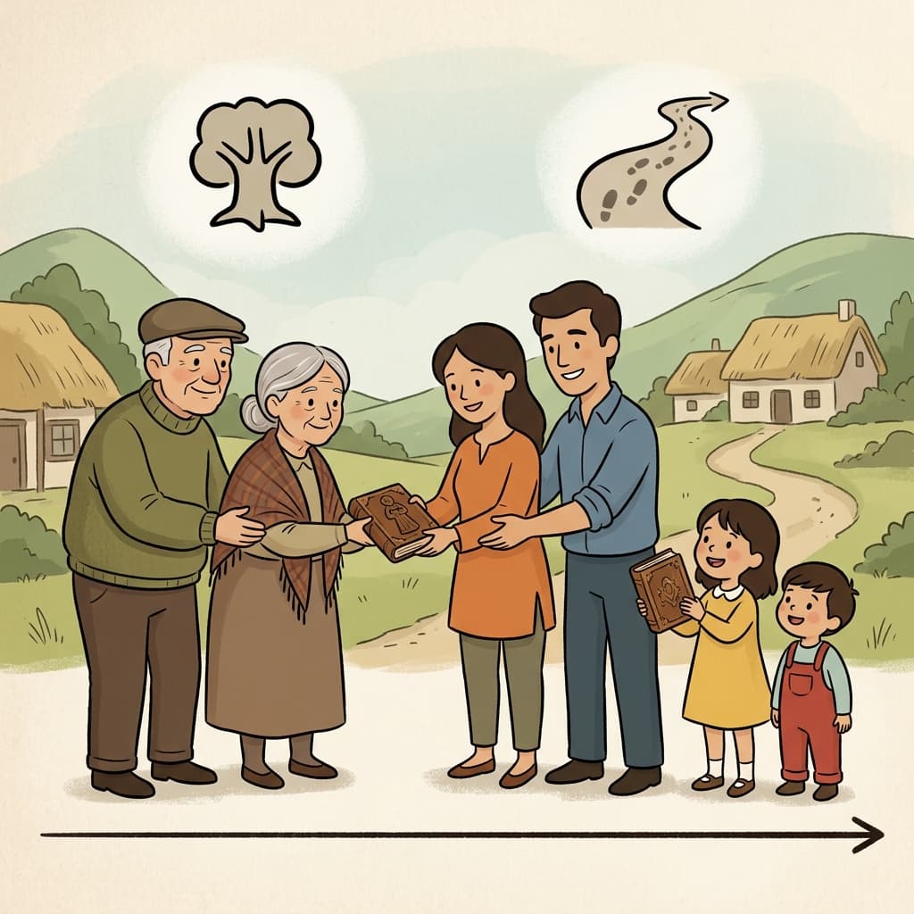 그 전통은 수백 년 동안 계속 이어졌다.