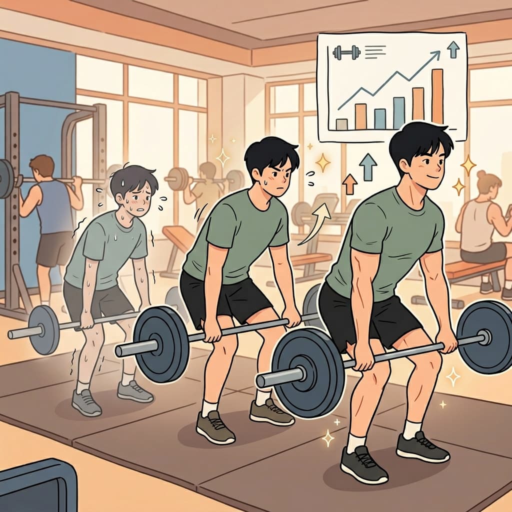 작은 일상의 연습조차 몇 주 후에는 눈에 띄는 진전을 보여주었다. (프로그레스 → “앞으로(pro) 계속 가는 느낌”)