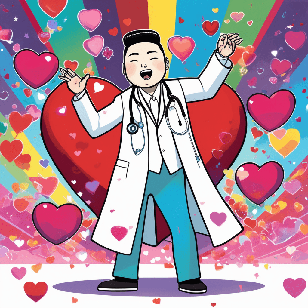 싸이가 애(사랑)를 트릭으로 치료하는 정신과 의사!