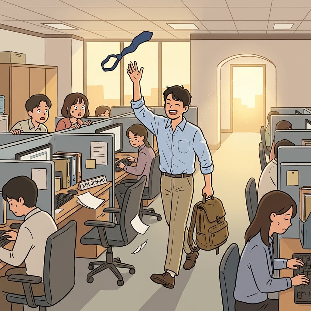 몇 년을 버티다 결국 회사를 그만뒀다.