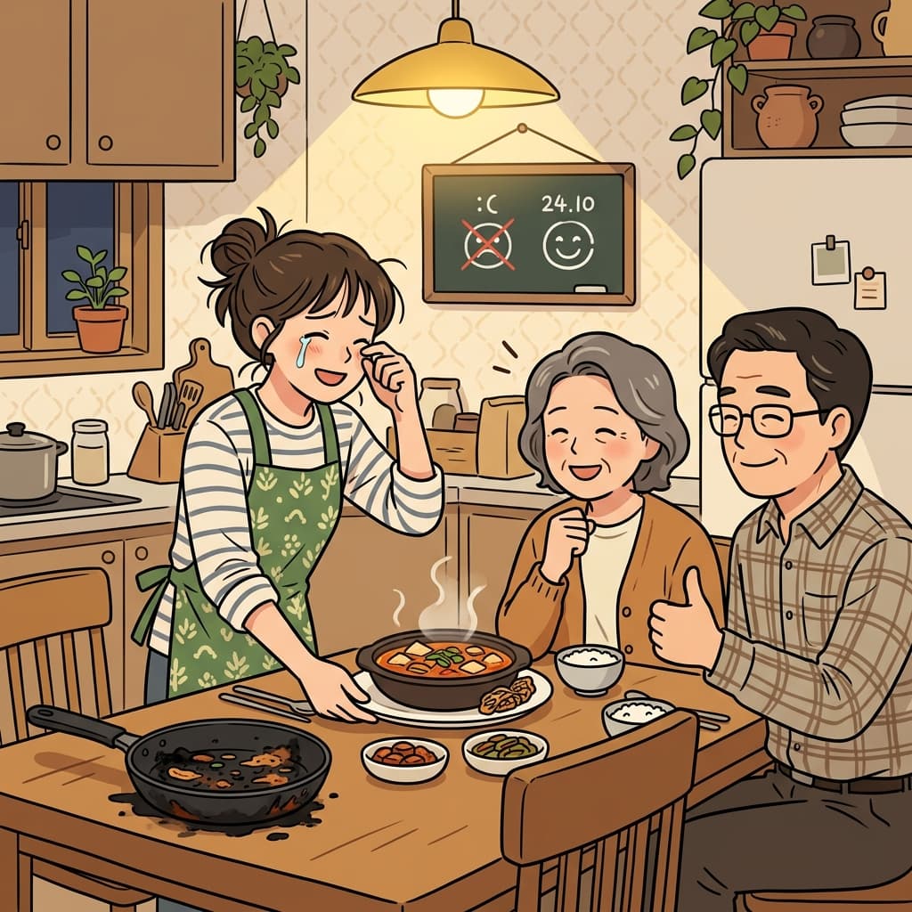 그녀는 지난 잘못을 만회하려고 진심으로 노력했다. (리딤 → '이미 잃은(lost) 딤섬을 다시 사 와서 만회하는 느낌')