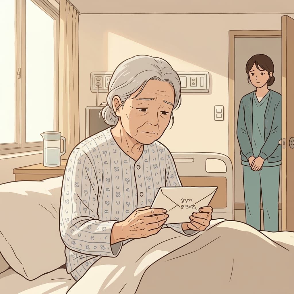 안타깝게도 그녀는 편지를 보내기까지 너무 오래 기다렸다.