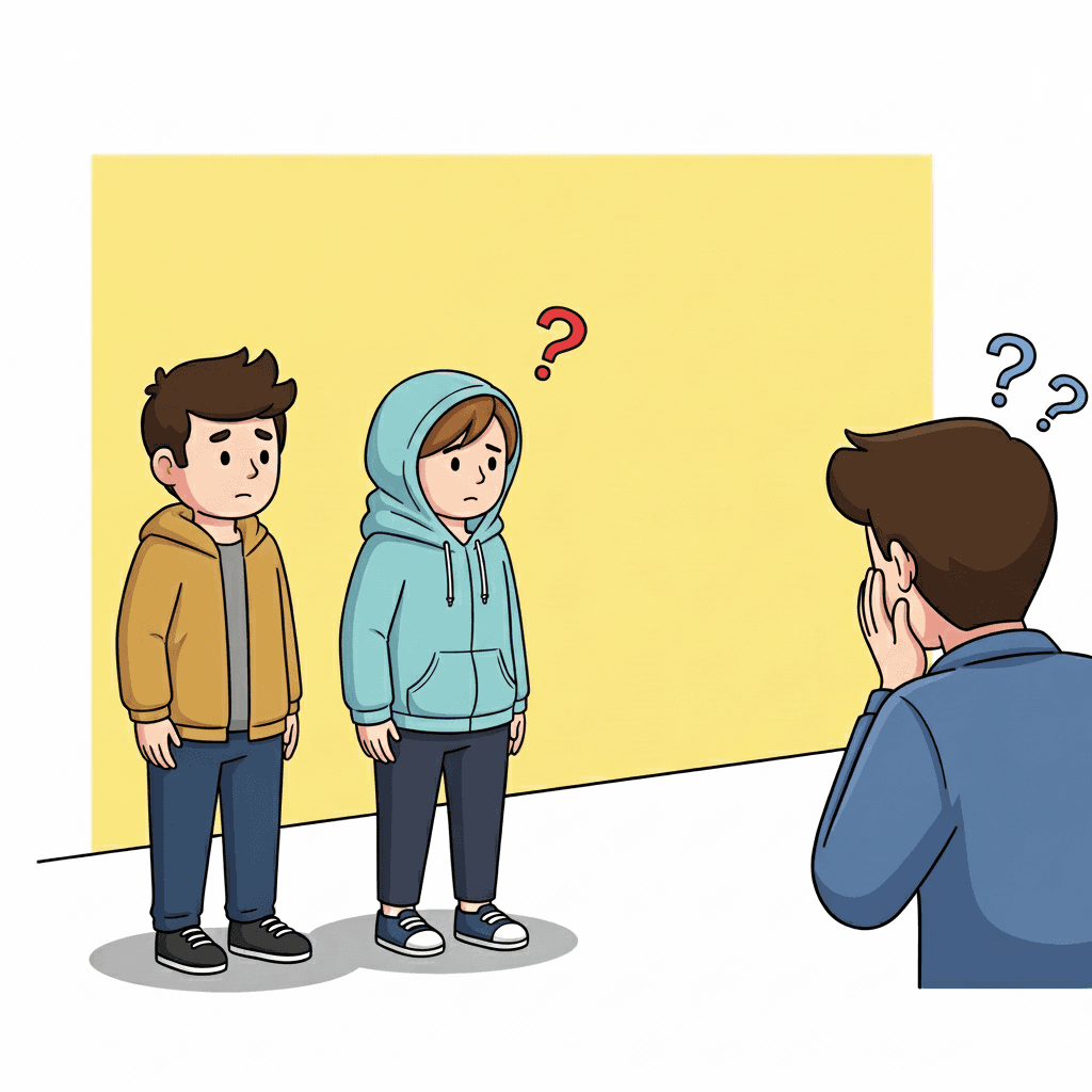 서로 닮아 있다 — 처음 보면 구분하기 어렵다.