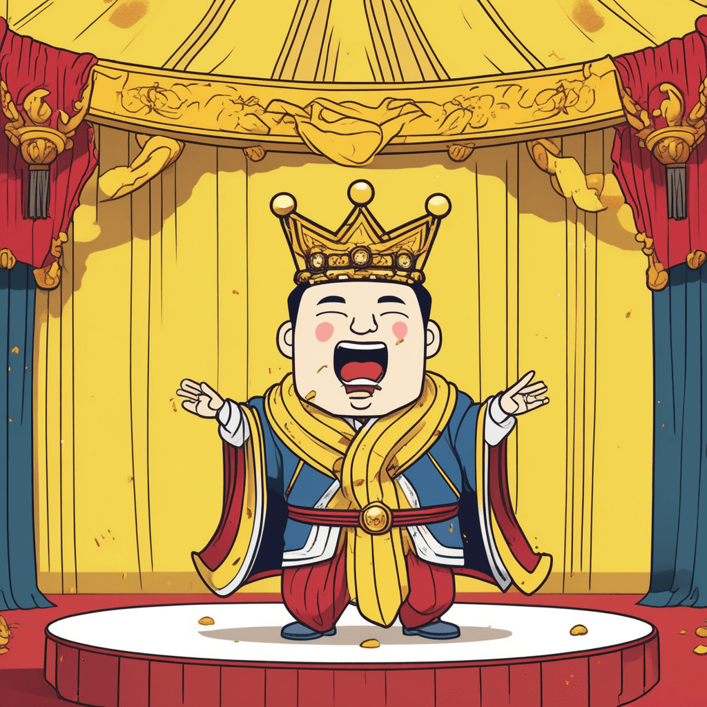 리더가 무대에서 넘어지자 사람들이 큘큘 웃으며 조롱한다!