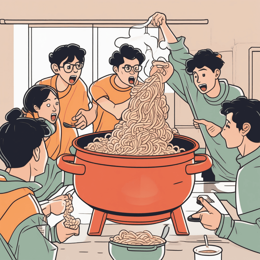 라면 스터디 그룹 명단 작성! 누가 면 삶고, 누가 계란 넣을지 정하자!