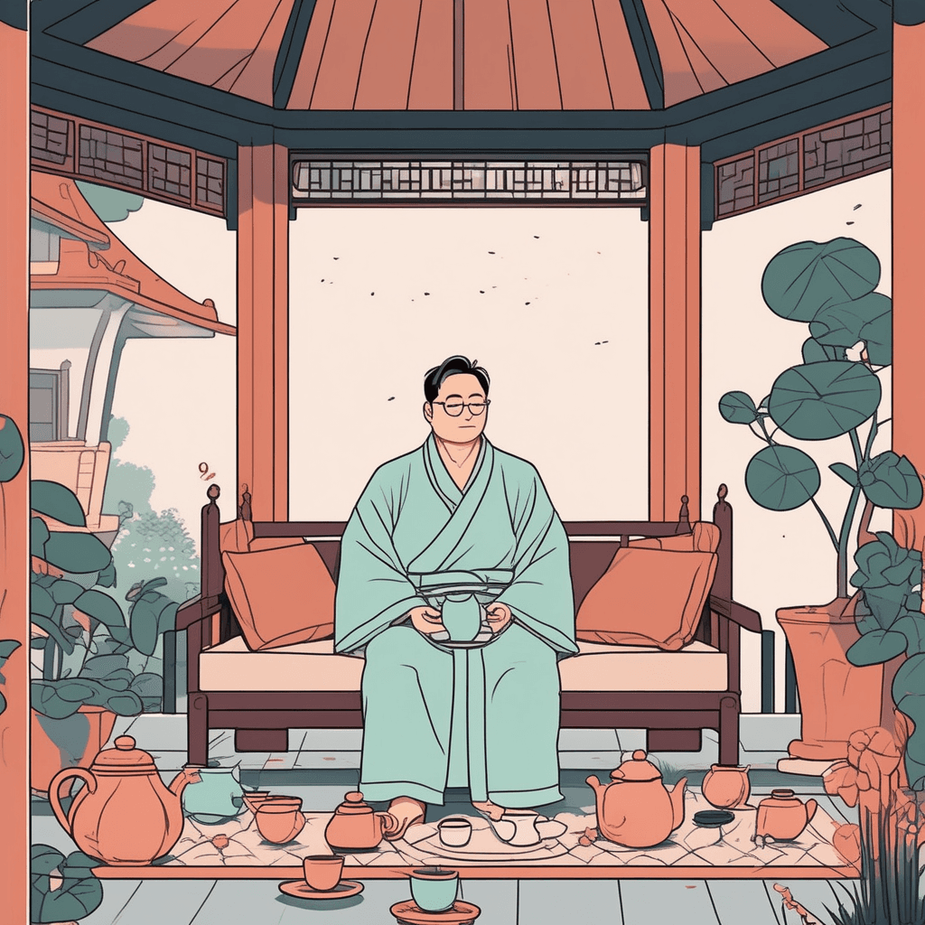 서배 교수의 티타임! 몇 달째 매일 차만 마시며 여유만만한 장기휴가 중~