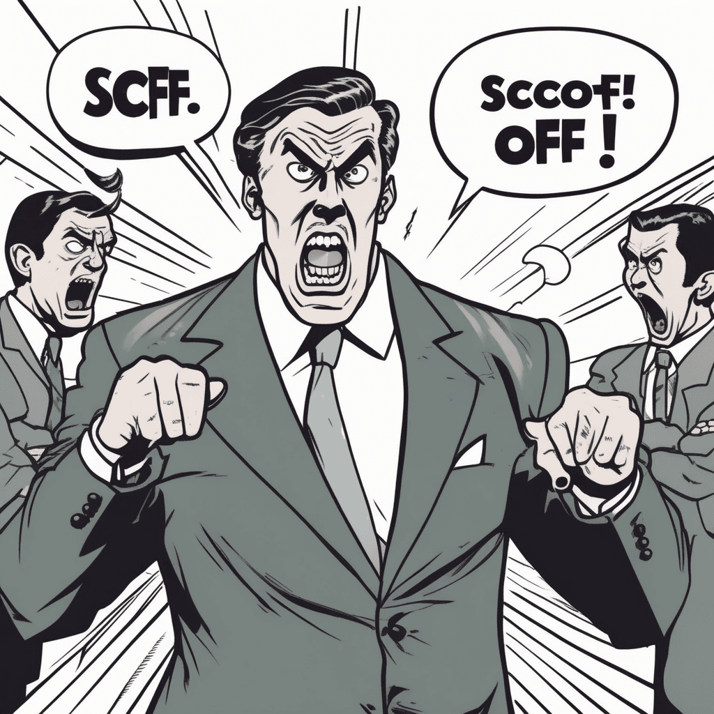 SC-OFF! 비웃으며 조롱하네
