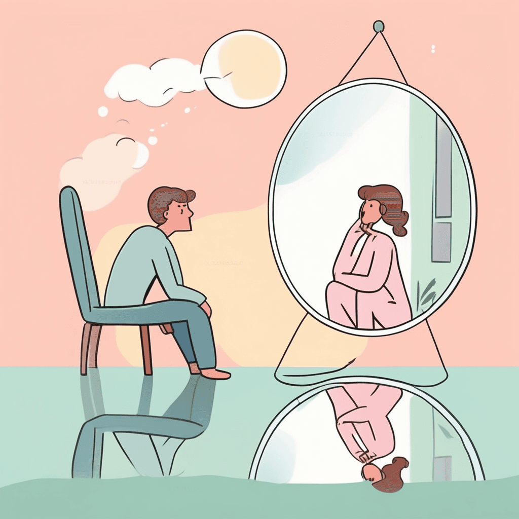 자신의 감정과 행동, 그리고 그 이유에 대해 깊이 생각하는 활동; 자기 성찰