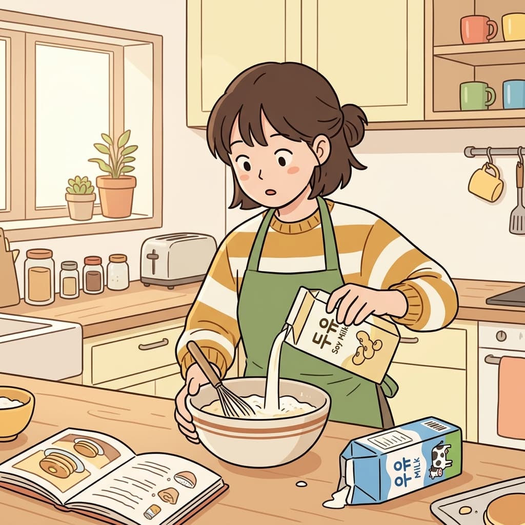 두유는 많은 요리에서 우유를 대신할 수 있다.