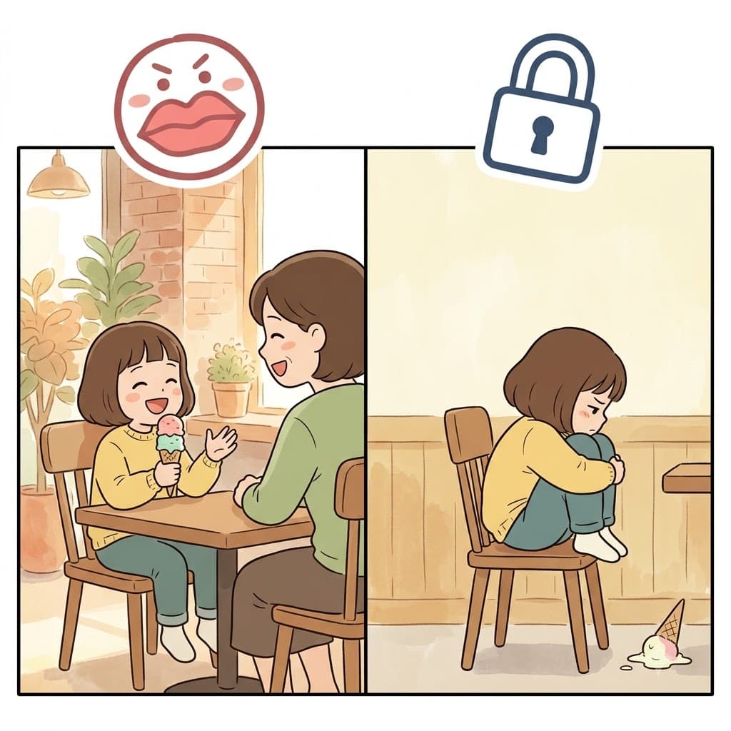 SULK(삐치다) + Y(상태) — 완벽하게 삐친(SULK) 상태(Y)에 돌입하며, 기분이 상한 소녀는 오후 내내 완전히 부루퉁한(sulky) 모습으로 남아있었다.