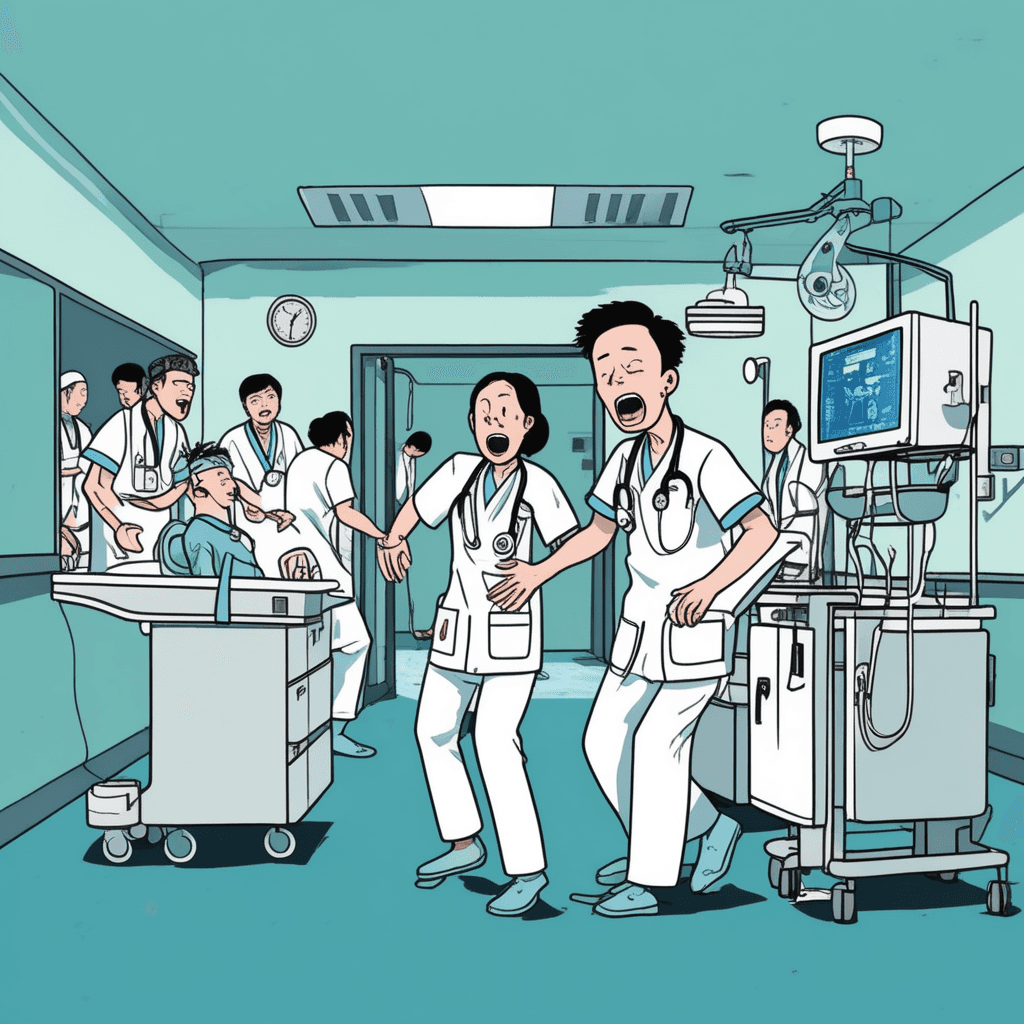 서저리! 서둘러 치료하자! 응급 수술이야!