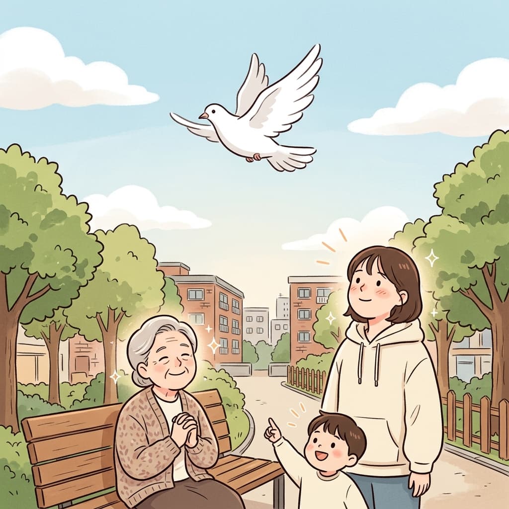 비둘기는 종종 평화의 상징으로 사용된다.