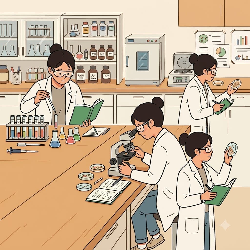 연구자는 실험의 모든 단계를 명확하고 체계적인 순서로 정리해 체계화했다(systematized).