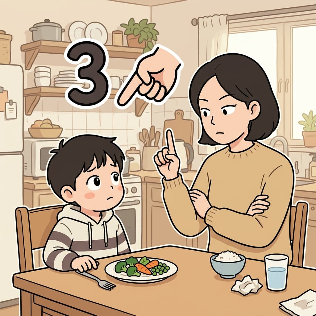 세 번의 경고 — 그리고 마지막에, 위협받은 결과가 현실이 된다.