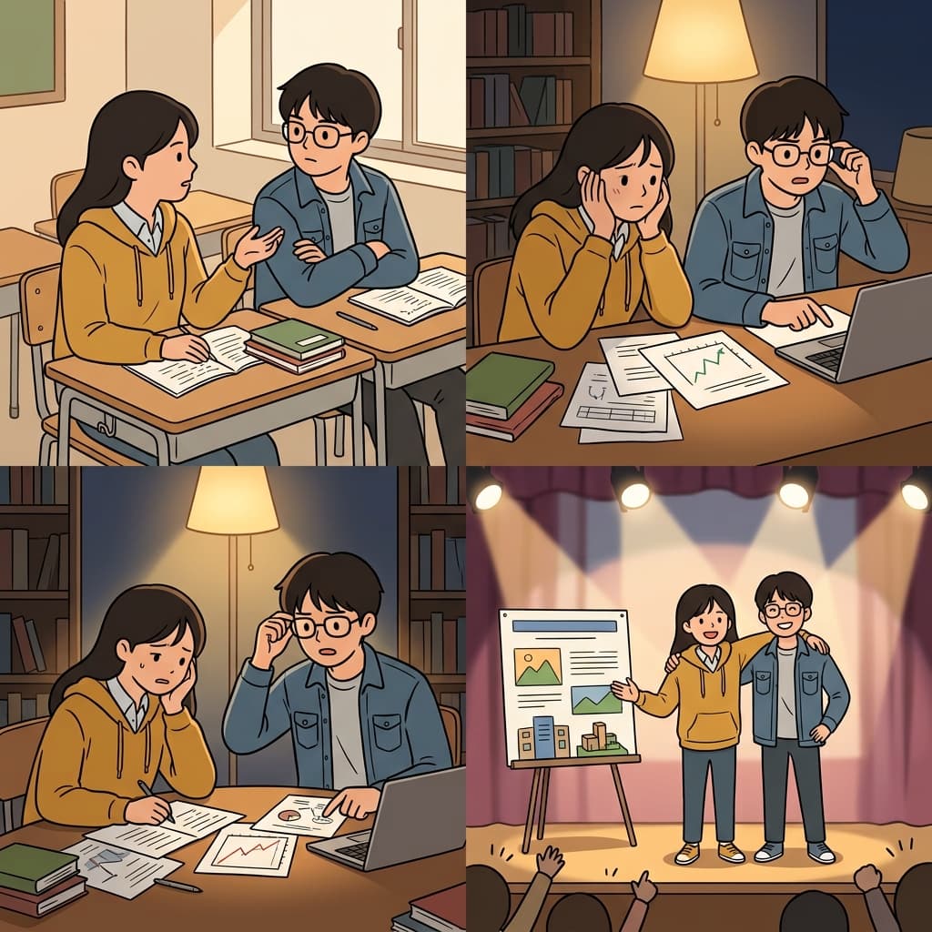 관용적인 태도는 꾸준한 인내를 필요로 했고, 결국 서로를 기꺼이 받아들이게 되었다.