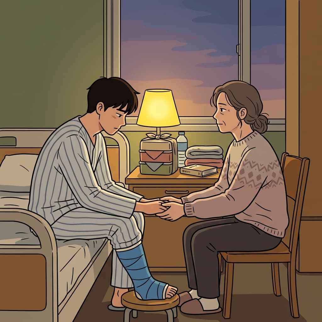 그녀는 힘든 순간마다 늘 그의 곁에 있어줬다.