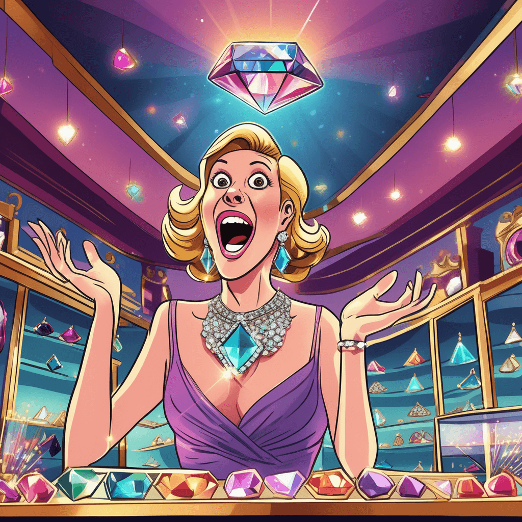 비주얼리(jewelry)가 눈부시게 반짝반짝! 시각적으로 완전 압도적이야!