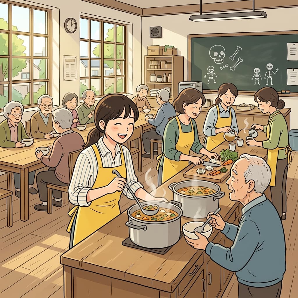 그녀는 토요일마다 무료급식소에서 자원봉사하기로 했다.