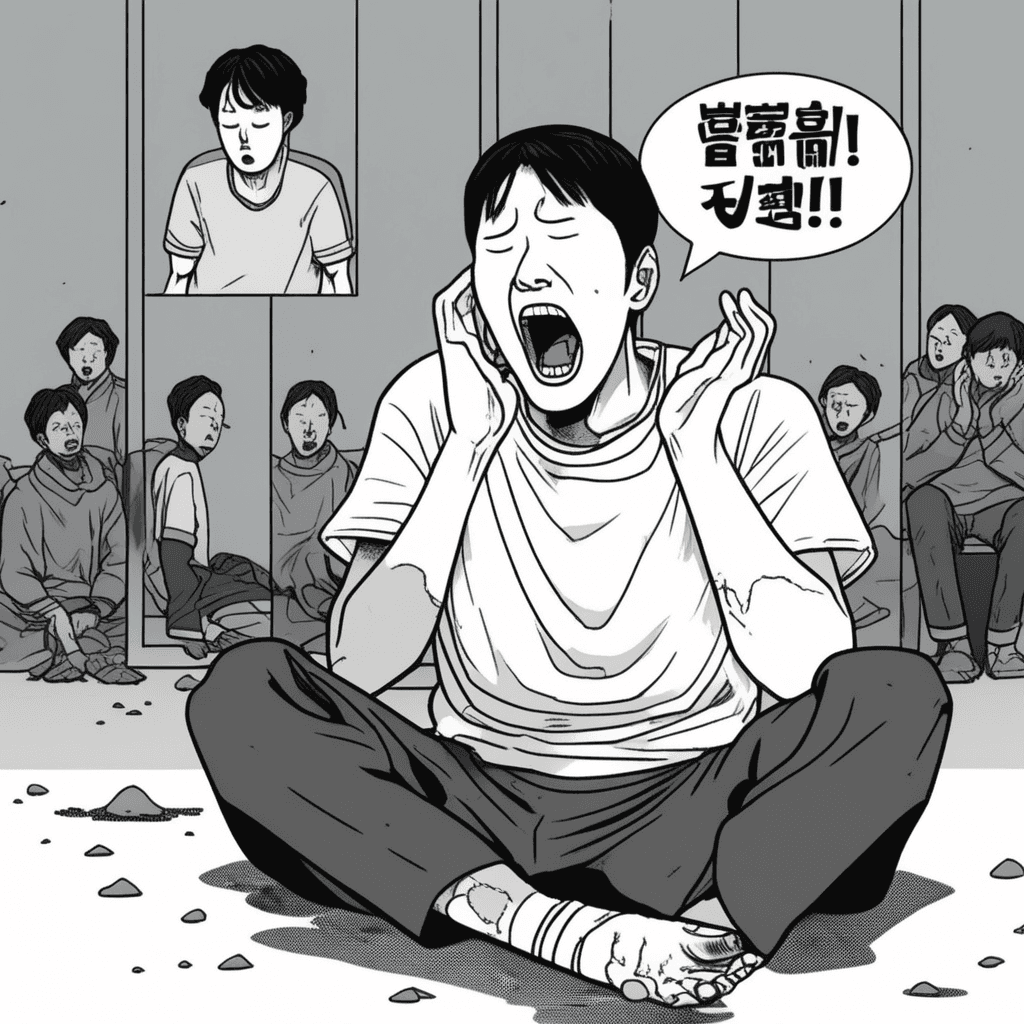 운드가 생겨서 운다! 상처나면 정말 운다구!